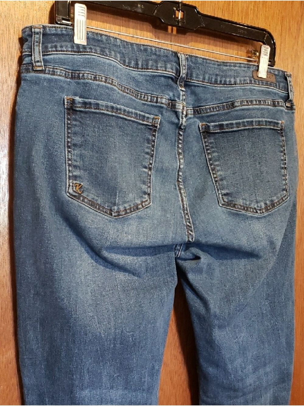 Kut from the Kloth Mid-Blue Straight Leg Jeans - Picture 5 of 8
